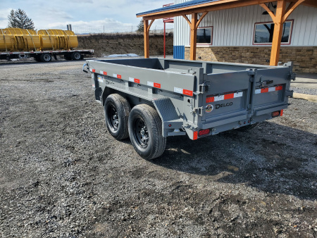 New 2026 Delco Trailers D1 Dump Trailer / 7,000 GVWR / 60"X10' / 18" Sides