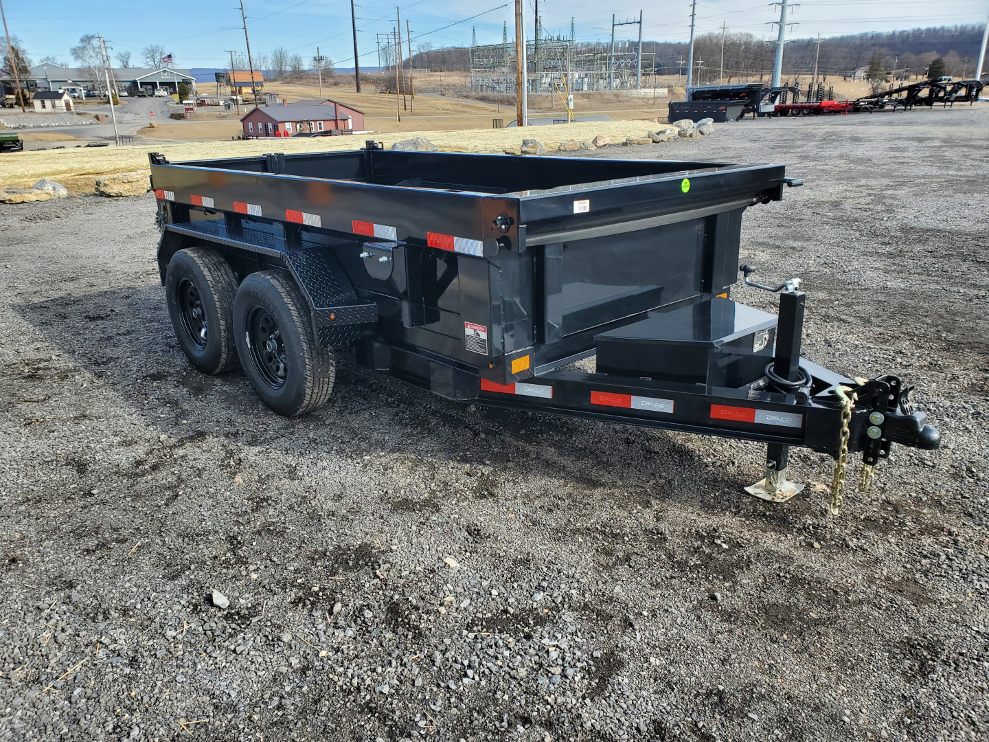 New 2026 Delco Trailers D1 Dump Trailer / 7,000 GVWR / 60"X10' / 18" Sides