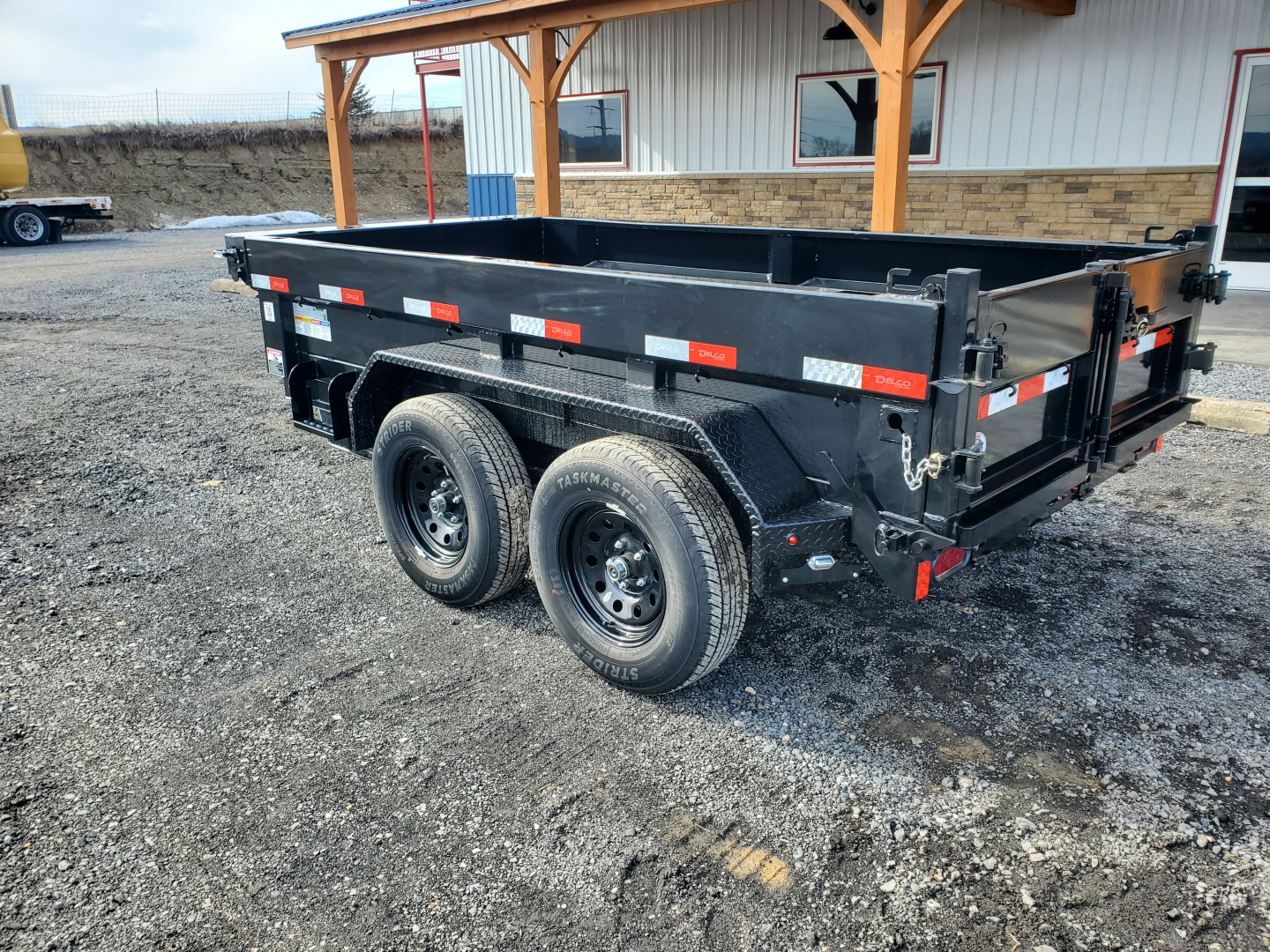 New 2026 Delco Trailers D1 Dump Trailer / 7,000 GVWR / 60"X10' / 18" Sides