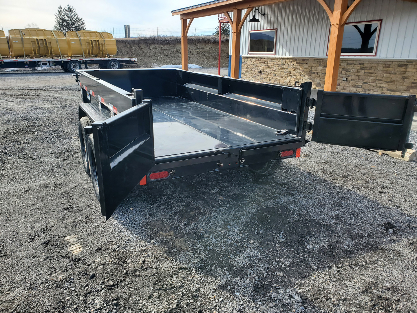 New 2026 Delco Trailers D1 Dump Trailer / 7,000 GVWR / 60"X10' / 18" Sides