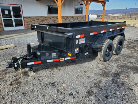New 2026 Delco Trailers D1 Dump Trailer / 7,000 GVWR / 60"X10' / 18" Sides