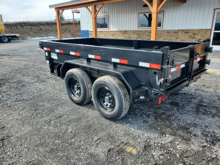 New 2026 Delco Trailers D1 Dump Trailer / 7,000 GVWR / 60"X10' / 18" Sides