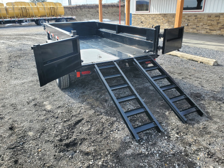 New 2026 Delco Trailers D1 Dump Trailer / 7,000 GVWR / 60"X10' / 18" Sides