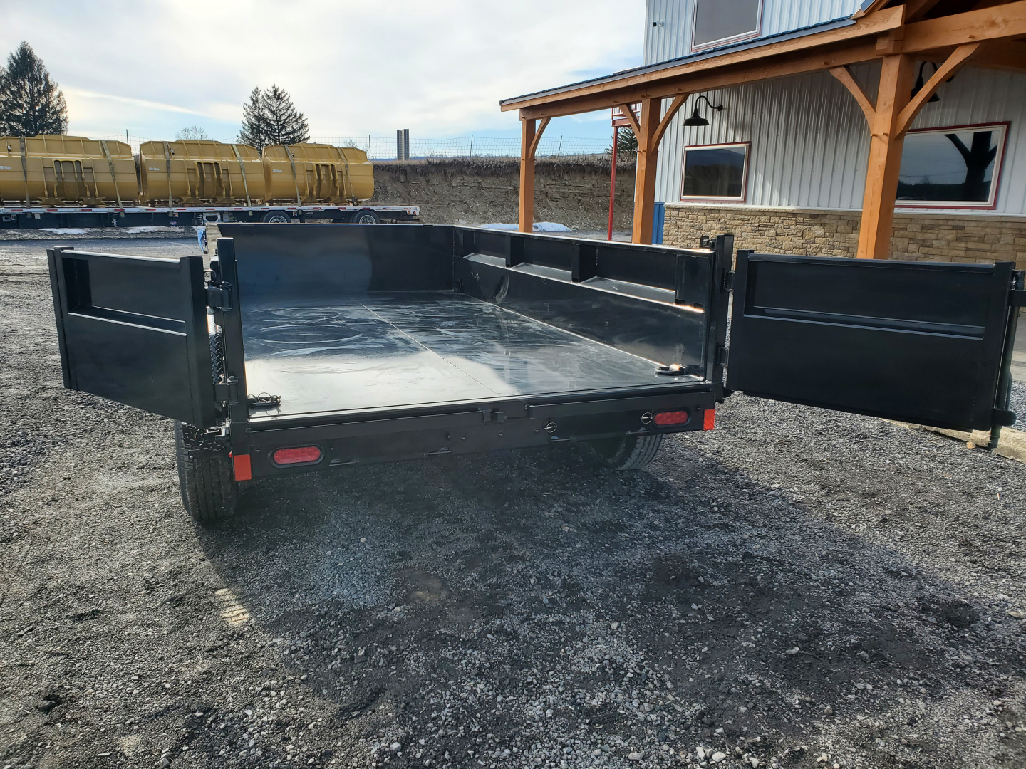 New 2026 Delco Trailers D2 Dump Trailer / 12,000 GVWR / 72"X12' / 21" Sides