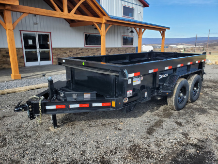 New 2026 Delco Trailers D2 Dump Trailer / 12,000 GVWR / 72 X12' / 21  Sides