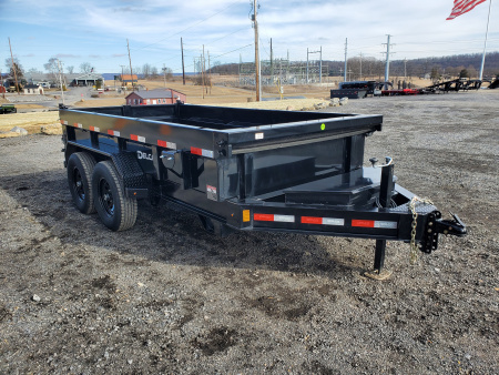 New 2026 Delco Trailers D2 Dump Trailer / 12,000 GVWR / 72"X12' / 21" Sides