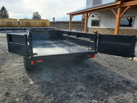 New 2026 Delco Trailers D2 Dump Trailer / 12,000 GVWR / 72"X12' / 21" Sides