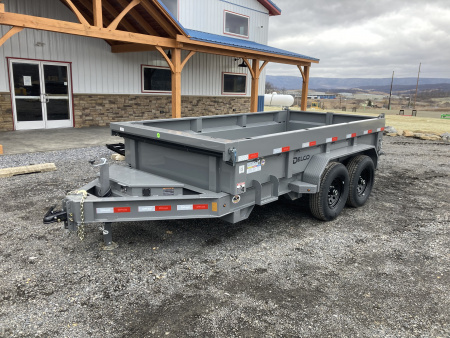 New 2026 Delco Trailers D2 Dump Trailer / 12,000 GVWR / 72 X12' / 21  Sides