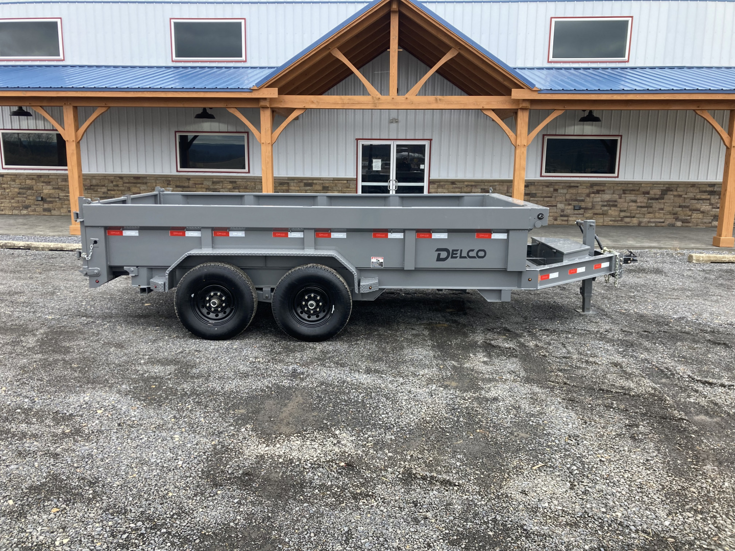 New 2026 Delco Trailers D3 Dump Trailer / 14,000 GVWR / 83"X14' / 24" Sides