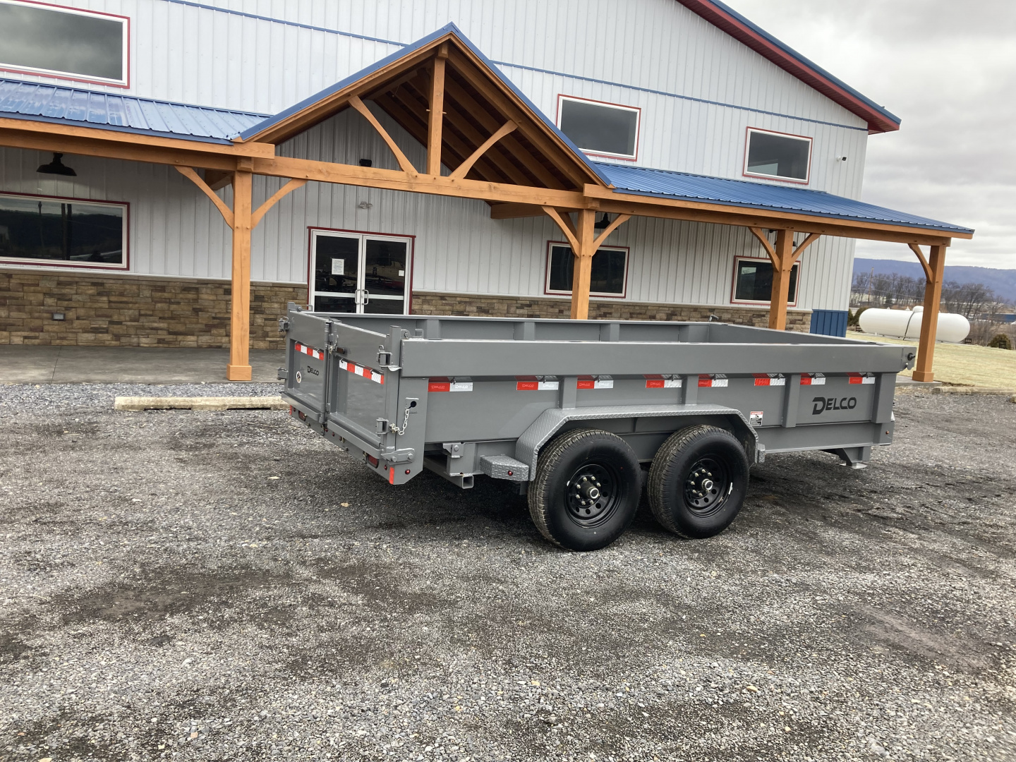 New 2026 Delco Trailers D3 Dump Trailer / 14,000 GVWR / 83"X14' / 24" Sides