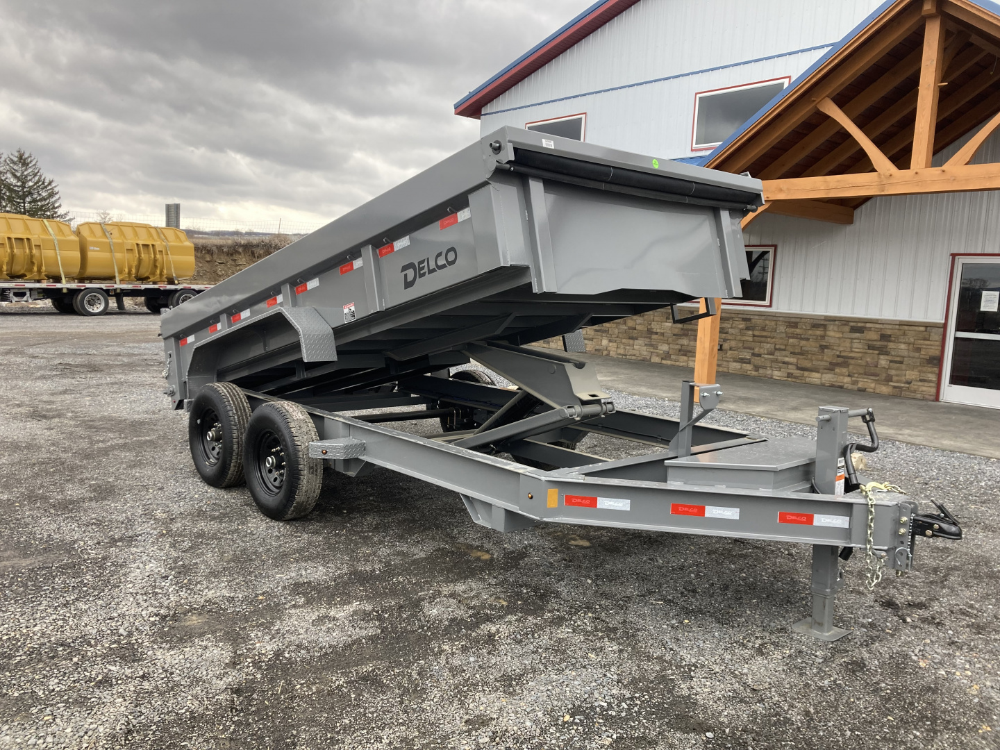 New 2026 Delco Trailers D3 Dump Trailer / 14,000 GVWR / 83"X14' / 24" Sides