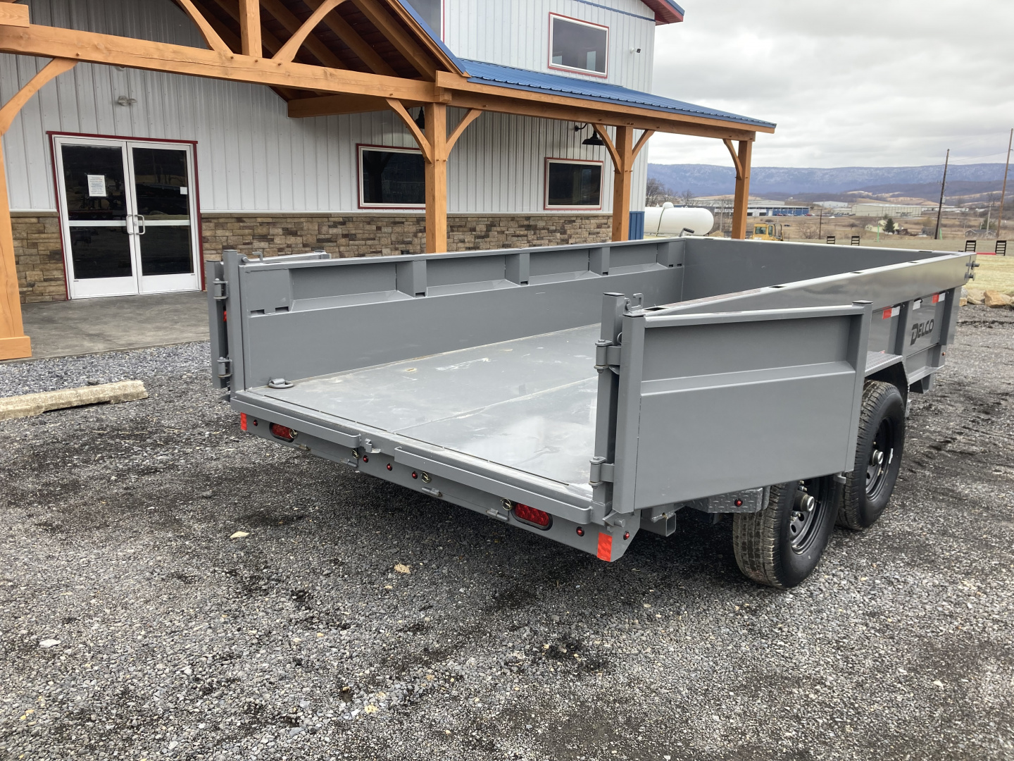 New 2026 Delco Trailers D3 Dump Trailer / 14,000 GVWR / 83"X14' / 24" Sides