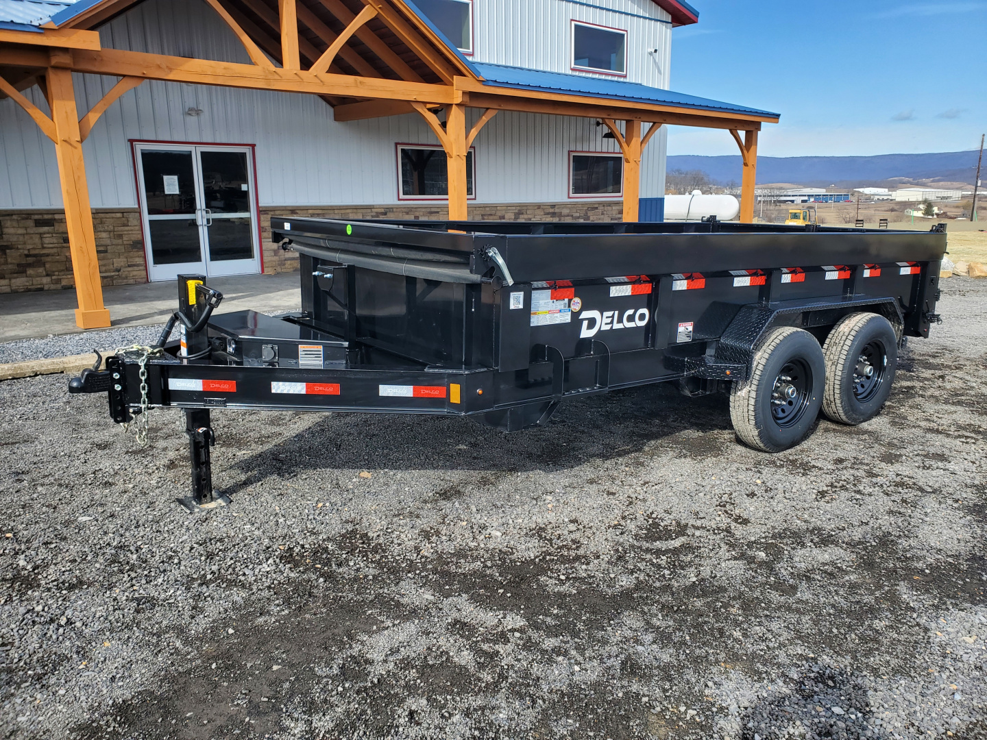 New 2026 Delco Trailers D3 Dump Trailer / 14,000 GVWR / 83"X14' / 24" Sides