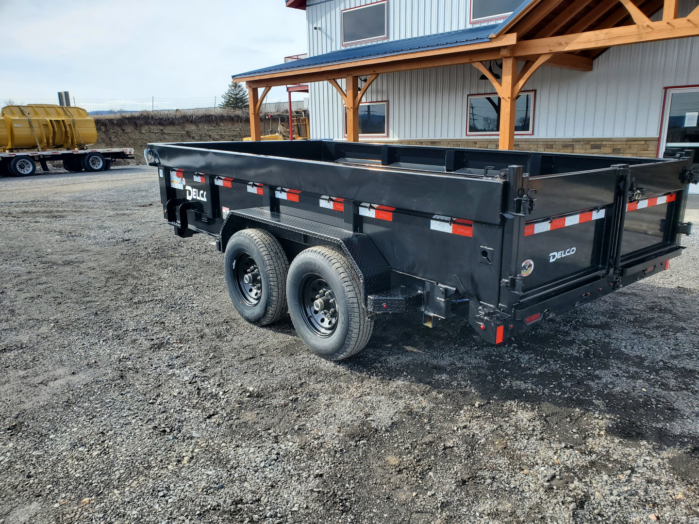 New 2026 Delco Trailers D3 Dump Trailer / 14,000 GVWR / 83"X14' / 24" Sides