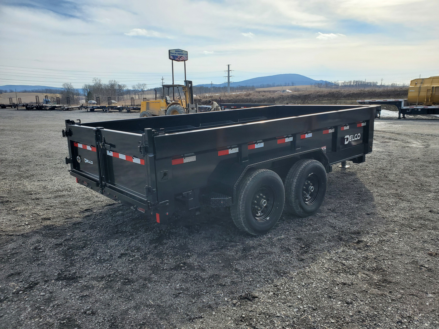 New 2026 Delco Trailers D3 Dump Trailer / 14,000 GVWR / 83"X14' / 24" Sides