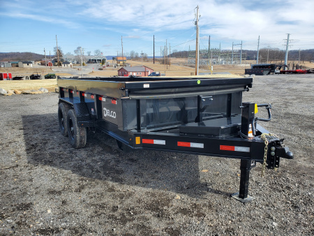New 2026 Delco Trailers D3 Dump Trailer / 14,000 GVWR / 83"X14' / 24" Sides