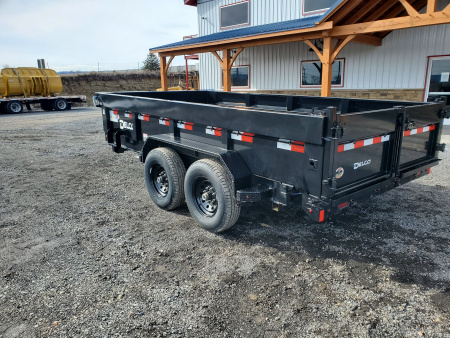 New 2026 Delco Trailers D3 Dump Trailer / 14,000 GVWR / 83"X14' / 24" Sides