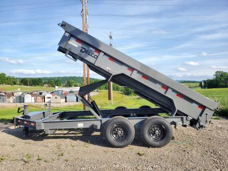 New 2026 Delco Trailers D3 Dump Trailer / 14,000 GVWR / 83"X14' / 24" Sides