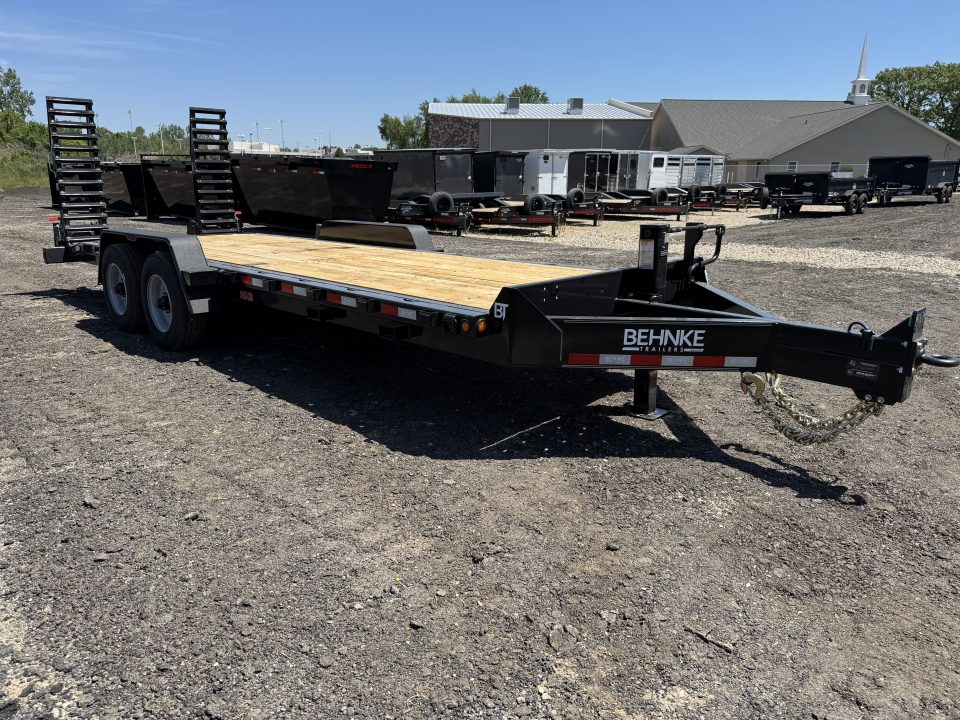 New 2026 Behnke CBCT2224E-S12K Equipment Trailer