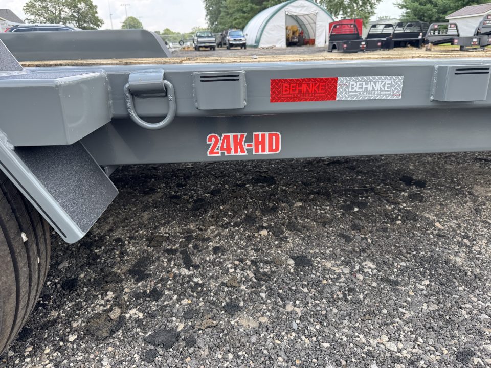 New 2026 Behnke CBCT2224E-S12K Equipment Trailer