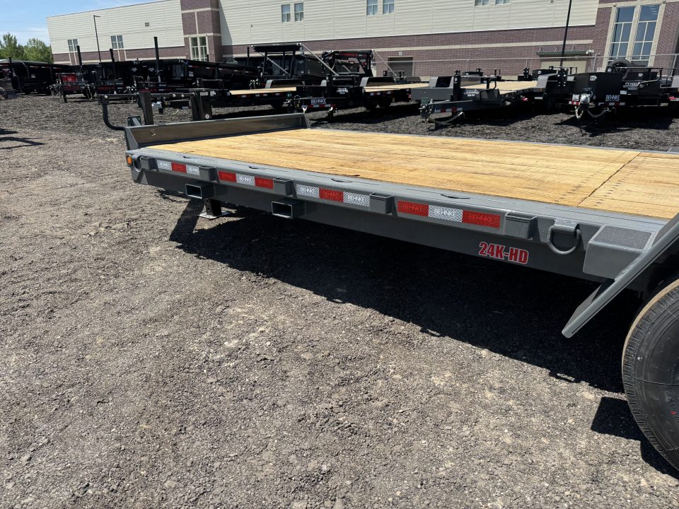 New 2026 Behnke CBCT2424E-S12K Equipment Trailer