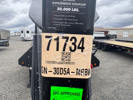 New 2026 Big Tex Trailers 25GN 25+5 Flatbed Trailer