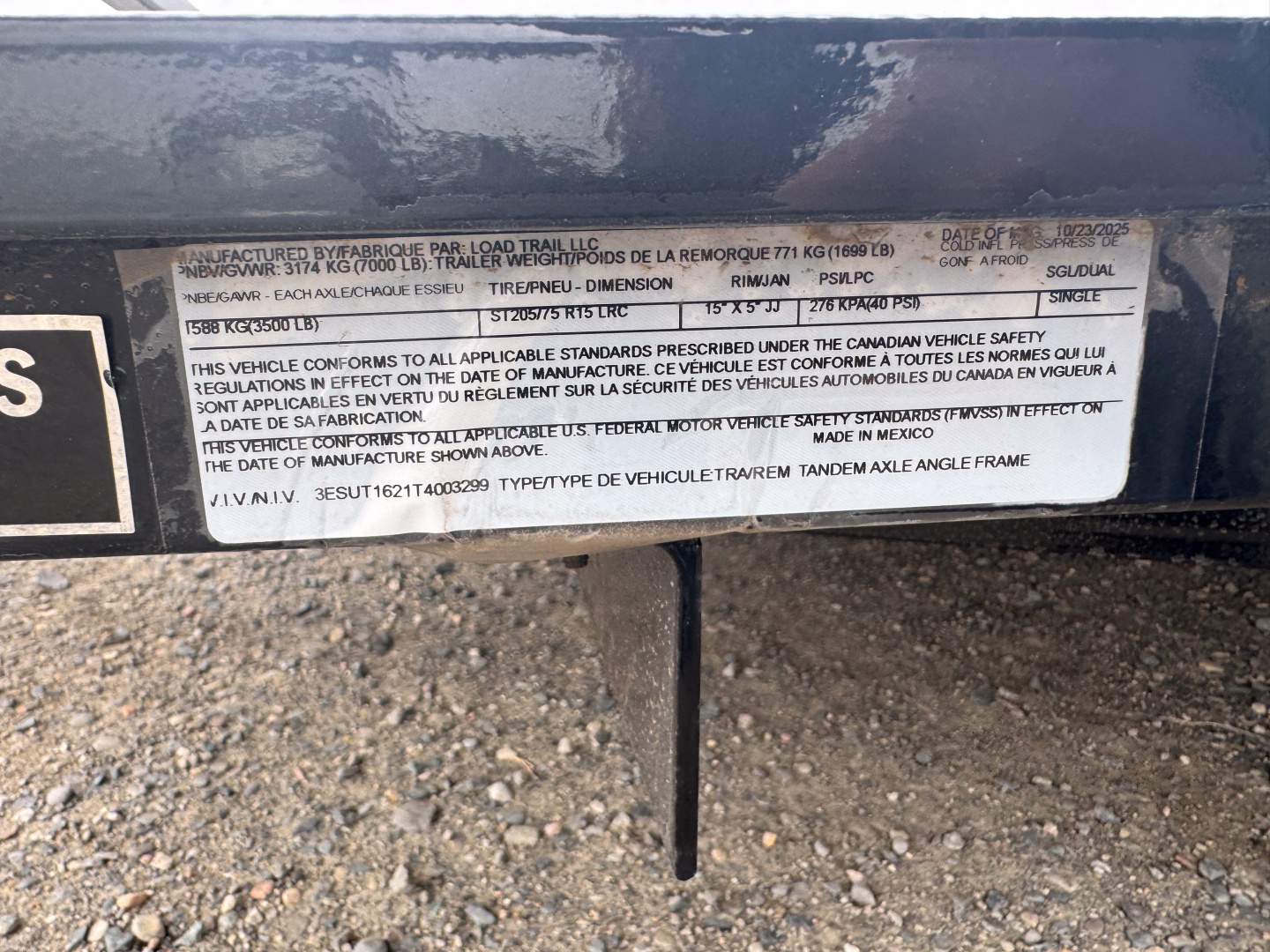 New 2026 Load Trail UE 83x16 Utility Trailer