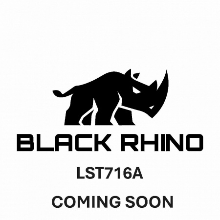 New 2026 Black Rhino *INCOMING* Aluminum 81 x16' LST716A w/ Side Load Ramps & Bifold Gate (ATV / UTV / Side by Side) Utility Trailer