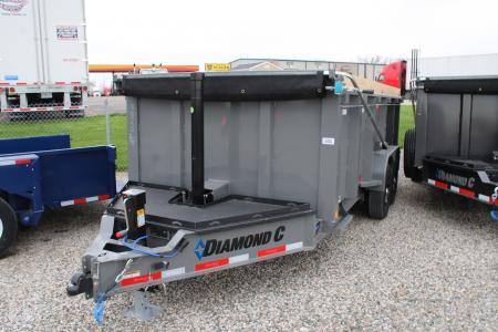 New 2026 Diamond C Trailers 16' HS 15.5 K GVWR Dump Trailer