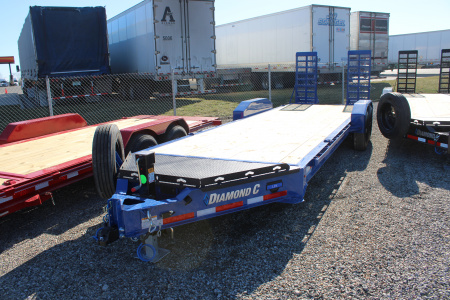New 2026 Diamond C Trailers 24' FR 15.4K GVWR STOCK ID 52124 Equipment Trailer