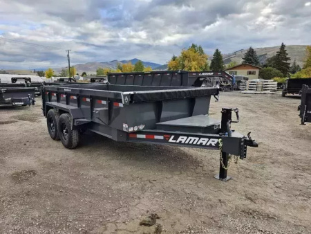 New 2026 Lamar 7x14 14k Dump Trailer