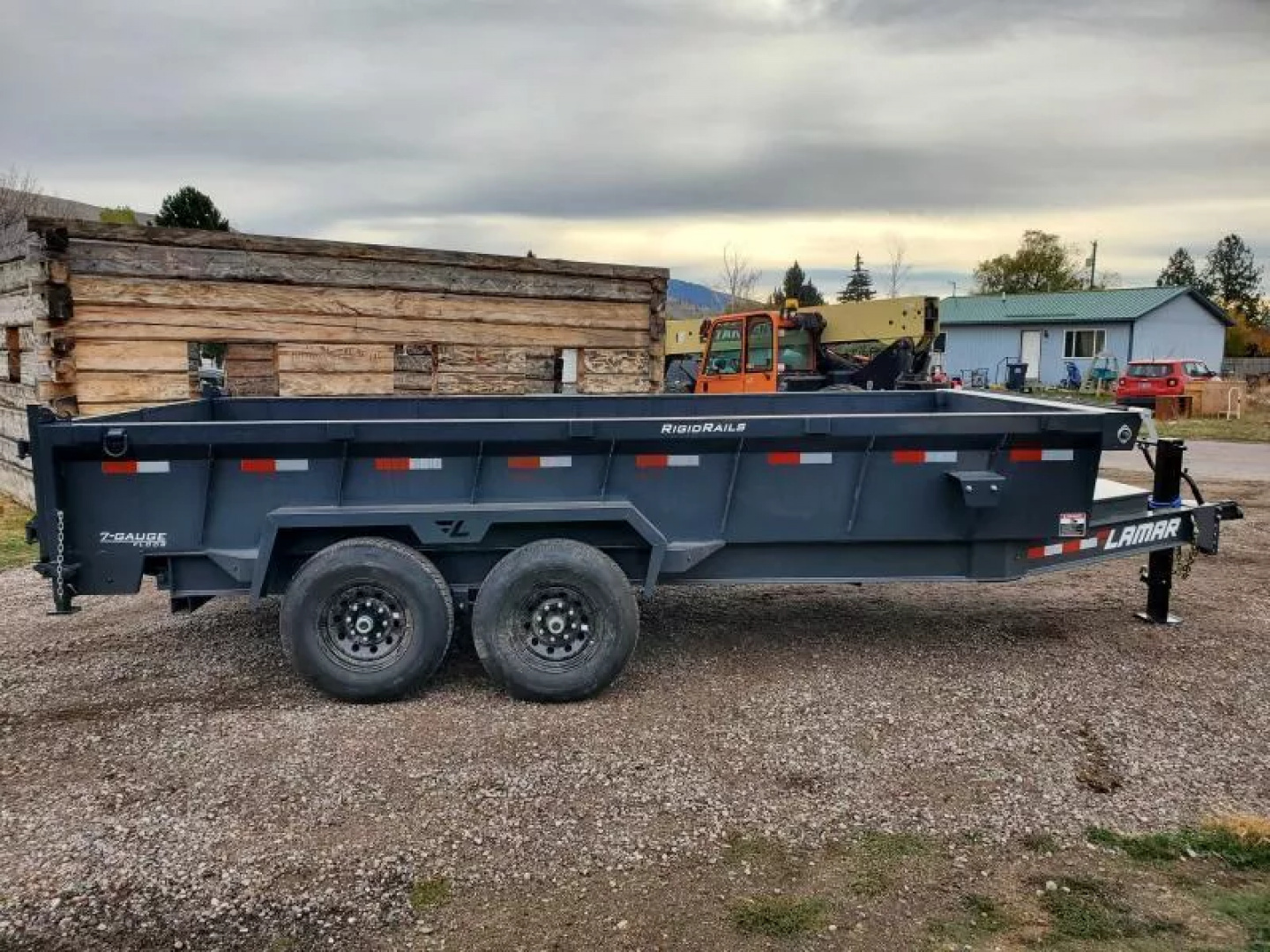 New 2026 Lamar 7x16 14k Dump Trailer