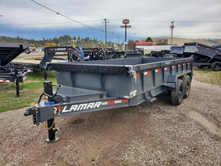 New 2026 Lamar 7x16 14k Dump Trailer