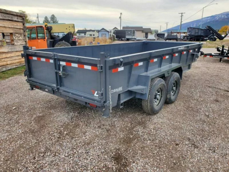 New 2026 Lamar 7x16 14k Dump Trailer