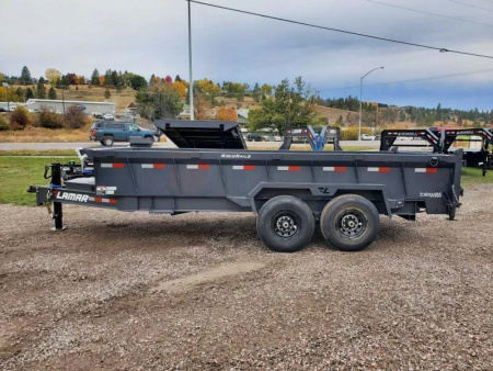 New 2026 Lamar 7x16 14k Dump Trailer
