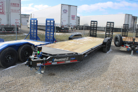 New 2026 Diamond C Trailers 22' FR 15.5K GVWR STOCK ID 52126 Equipment Trailer
