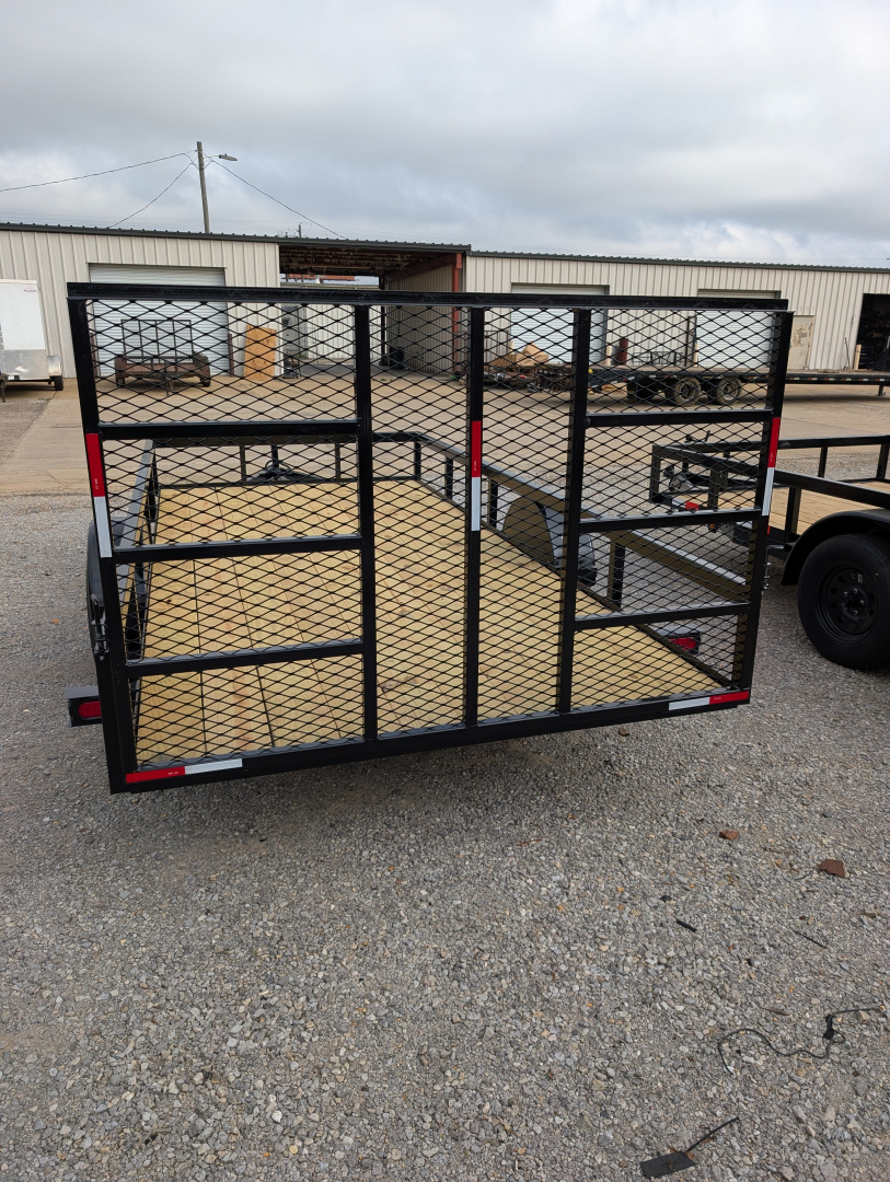 New 2026 Next Gen 6.5X14 Single 3.5k Axle Utility Trailer Tube Top Rail
