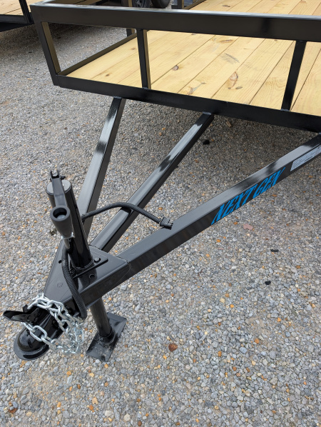 New 2026 Next Gen 6.5X14 Single 3.5k Axle Utility Trailer Tube Top Rail