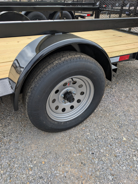 New 2026 Next Gen 6.5X14 Single 3.5k Axle Utility Trailer Tube Top Rail