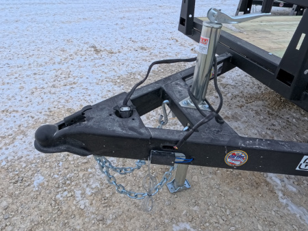 New 2026 HTC 7 x 20 Tandem Axle Steel Utility with 7,000 lb. GVWR and 4 Hole Anchor System Side Rail