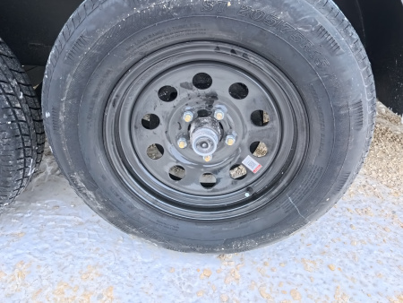 New 2026 HTC 7 x 20 Tandem Axle Steel Utility with 7,000 lb. GVWR and 4 Hole Anchor System Side Rail