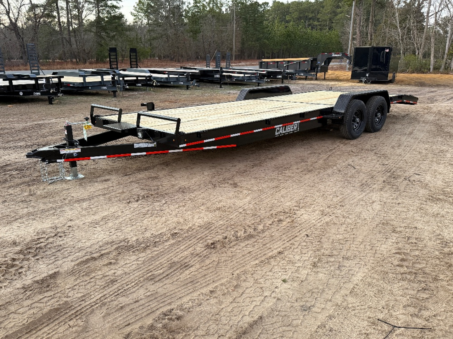 New 2026 Caliber Trailer Mfg 7x24 TA Car Hauler