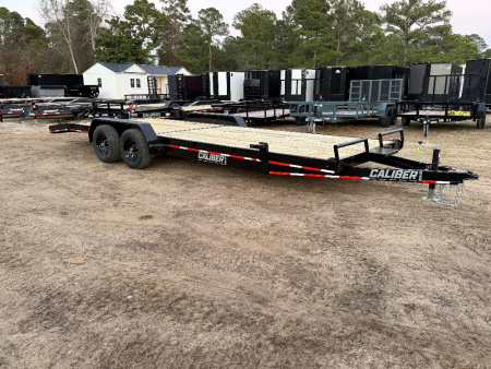 New 2026 Caliber Trailer Mfg 7x24 TA Car Hauler
