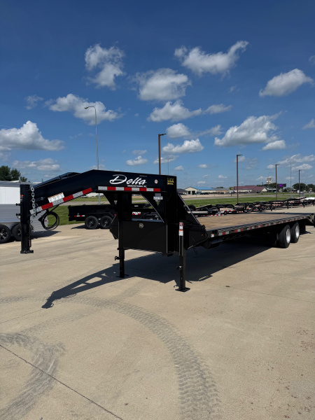 New 2026 Delta Flatbed Gooseneck 27,600 GVWR