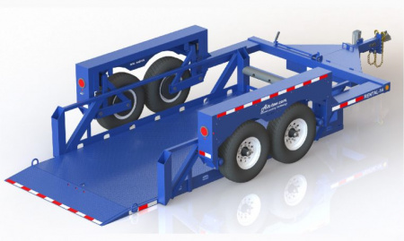 New 2026 AIR TOW PRO 14 Flatbed Drop Deck Equipment Trailer