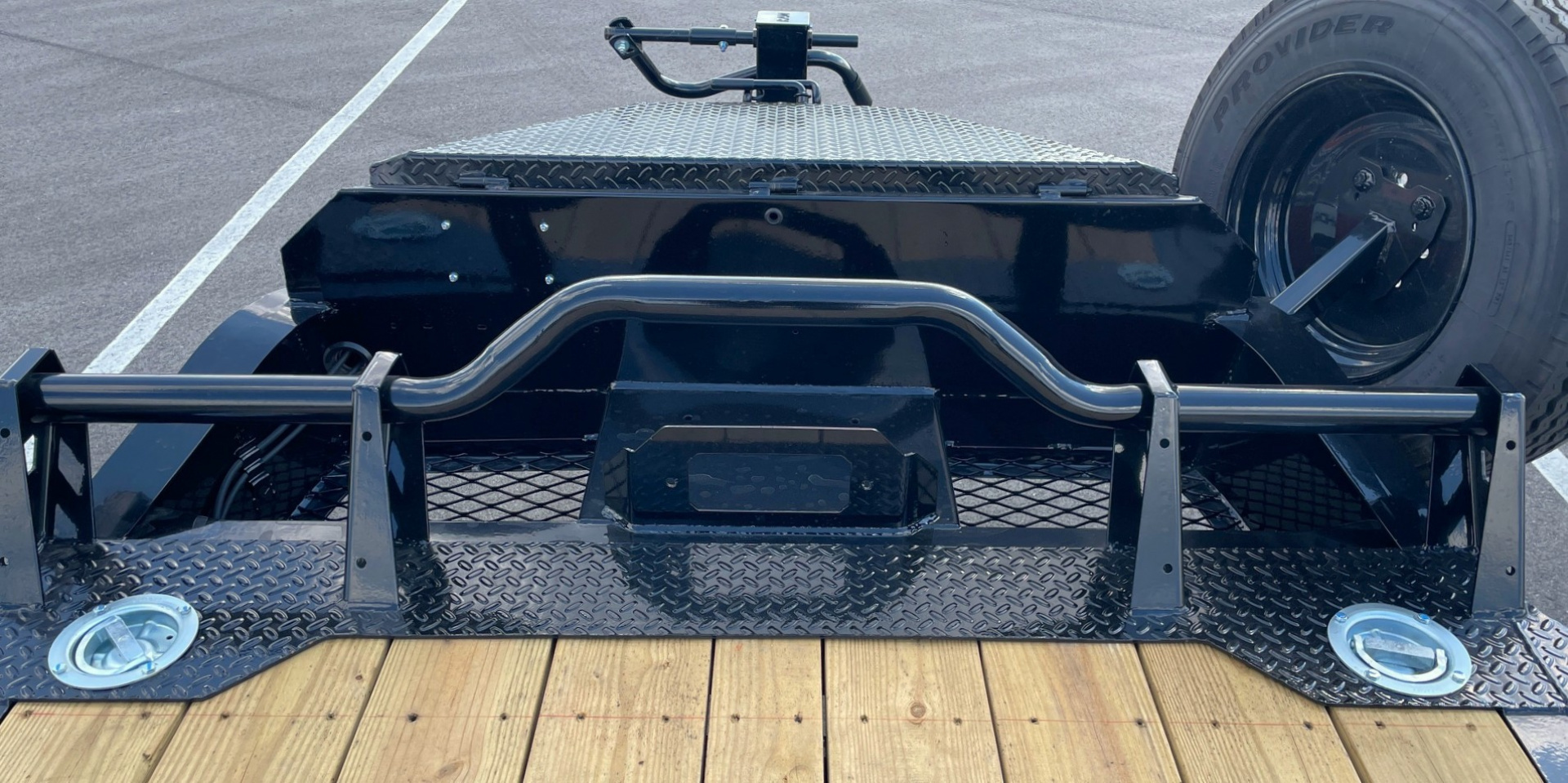 New Horizon HET 22'x 82" Gravity Tilt Equipment Trailer 21,000 GVWR, Spare
