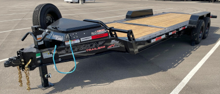 New Horizon HET 22'x 82" Gravity Tilt Equipment Trailer 21,000 GVWR, Spare