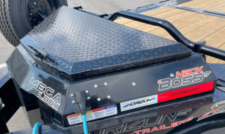 New Horizon HET 22'x 82" Gravity Tilt Equipment Trailer 21,000 GVWR, Spare