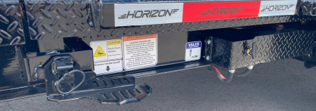 New Horizon HET 22'x 82" Gravity Tilt Equipment Trailer 21,000 GVWR, Spare
