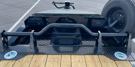 New Horizon HET 22'x 82" Gravity Tilt Equipment Trailer 21,000 GVWR, Spare
